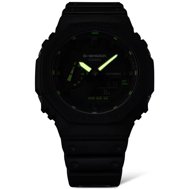 Casio G-Shock GA-2100-1A3ER Herrenuhr • Extreme Stoßfestigkeit • Weltzeitfunktion