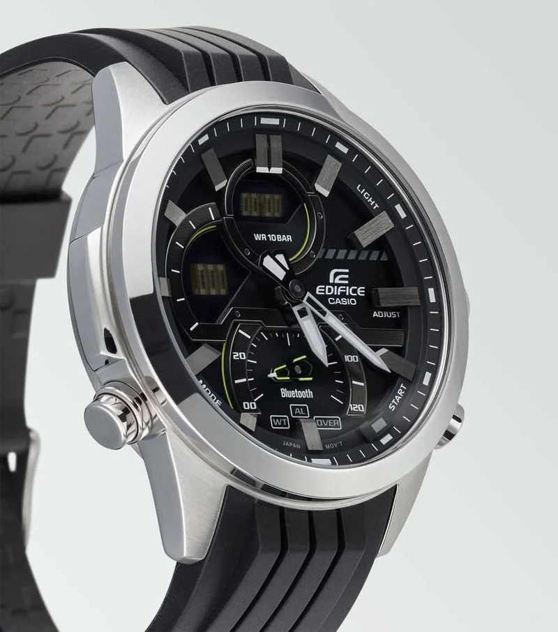 Casio Edifice ECB-30P-1AEF Herrenuhr • Smarte Funktionen via Bluetooth • Weltzeit