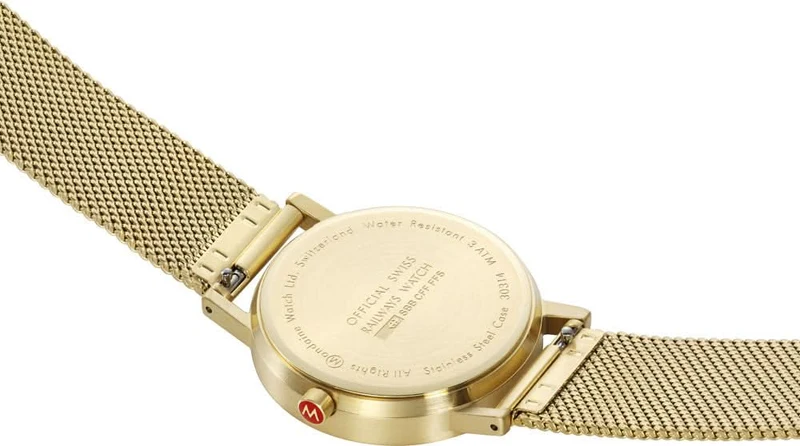 Mondaine Classic A660.30314.60.SBM Unisex-Uhr • Grünes Zifferblatt • Schweizer Design