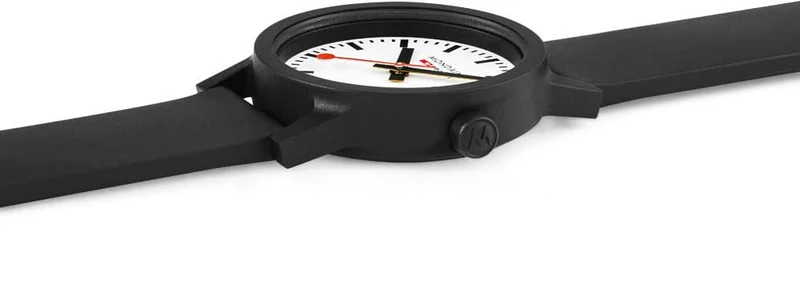 Mondaine essence MS1.32110.RB Damenuhr • Nachhaltiges Design • Ikonisches SBB-Look