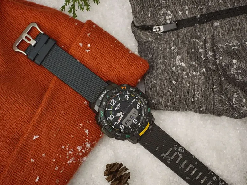 Casio Pro Trek PRT-B50-1ER Herrenuhr • Smarte Bluetooth® Funktionen • Quad-Sensor