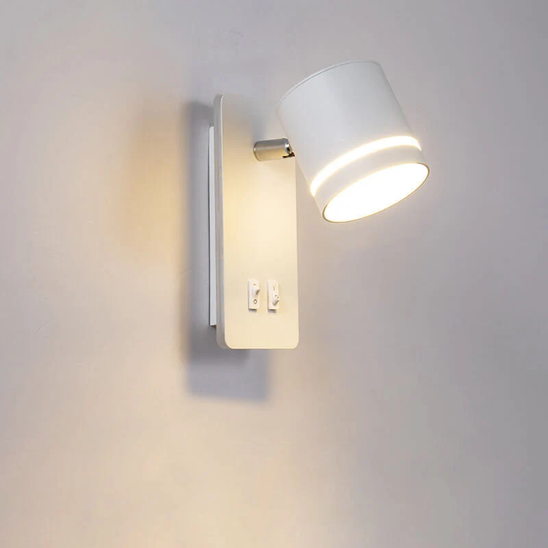 Verstelbare LED Wandlamp met Leeslicht en Sfeervolle Achtergloed voor Slaapkamer Woonkamer en Gangverlichting | Sansoti