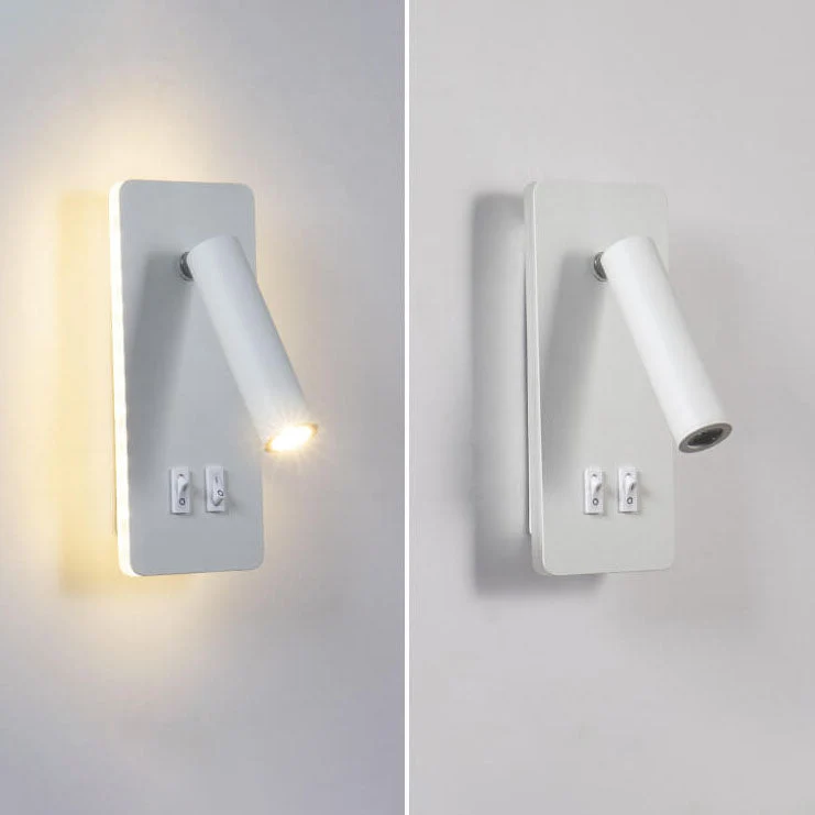 Verstelbare LED Wandlamp met Leeslicht en Sfeervolle Achtergloed voor Slaapkamer Woonkamer en Gangverlichting | Sansoti