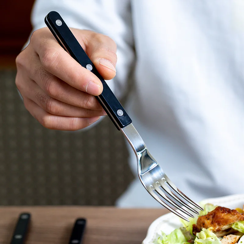 Bestek Set 24-Delig RVS Gekleurd Handvat Bistrostijl 6 Personen Eetkamer Tafel Servies Keuken Diner Couvert | Sansoti
