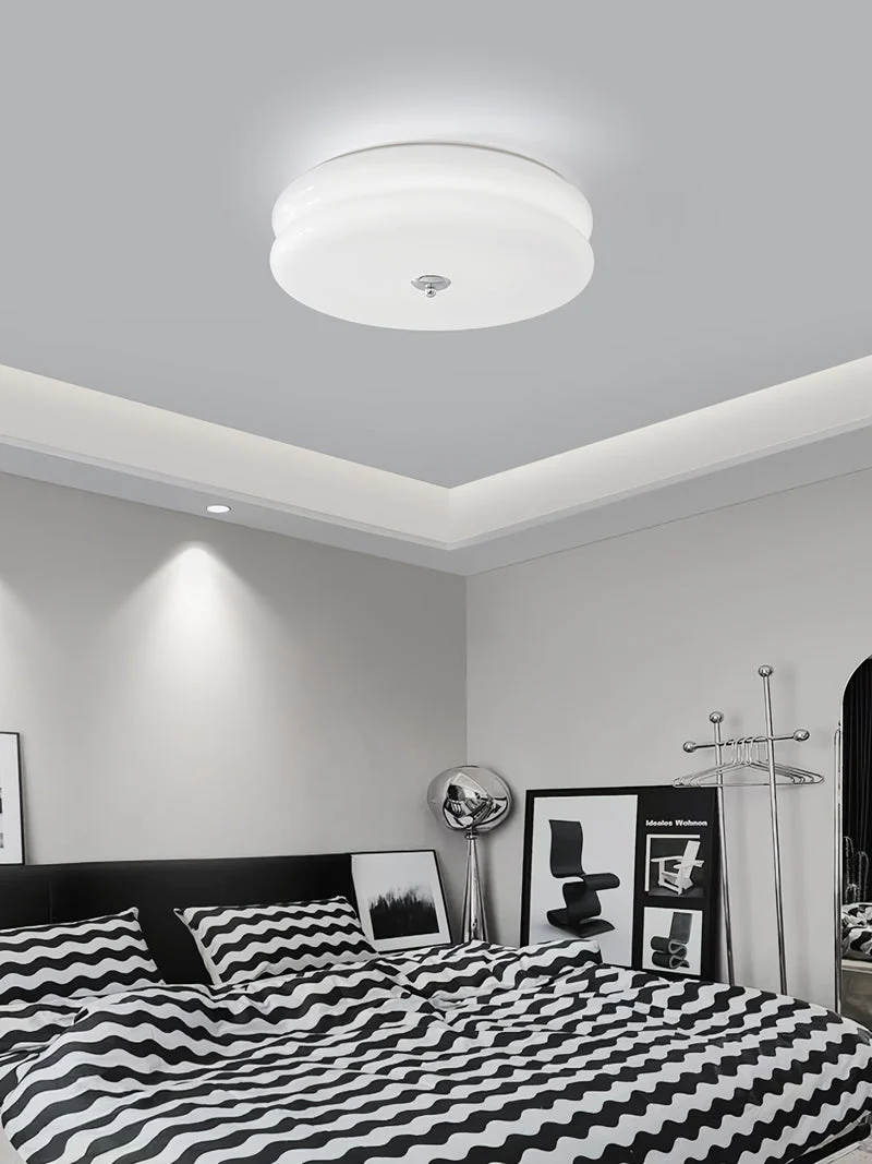 Plafondlamp Art Deco Stijl IJzer Glas Ingebouwde LED Woonkamer Slaapkamer Eetkamer Hal Retro Vintage | Sansoti