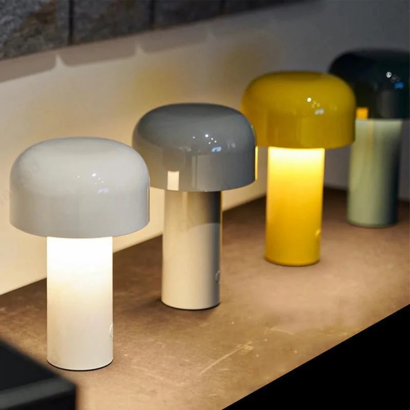 Oplaadbare LED Tafellamp Paddenstoel Design Draadloos Dimbaar Sfeerlicht Woonkamer Slaapkamer Eetkamer | Sansoti