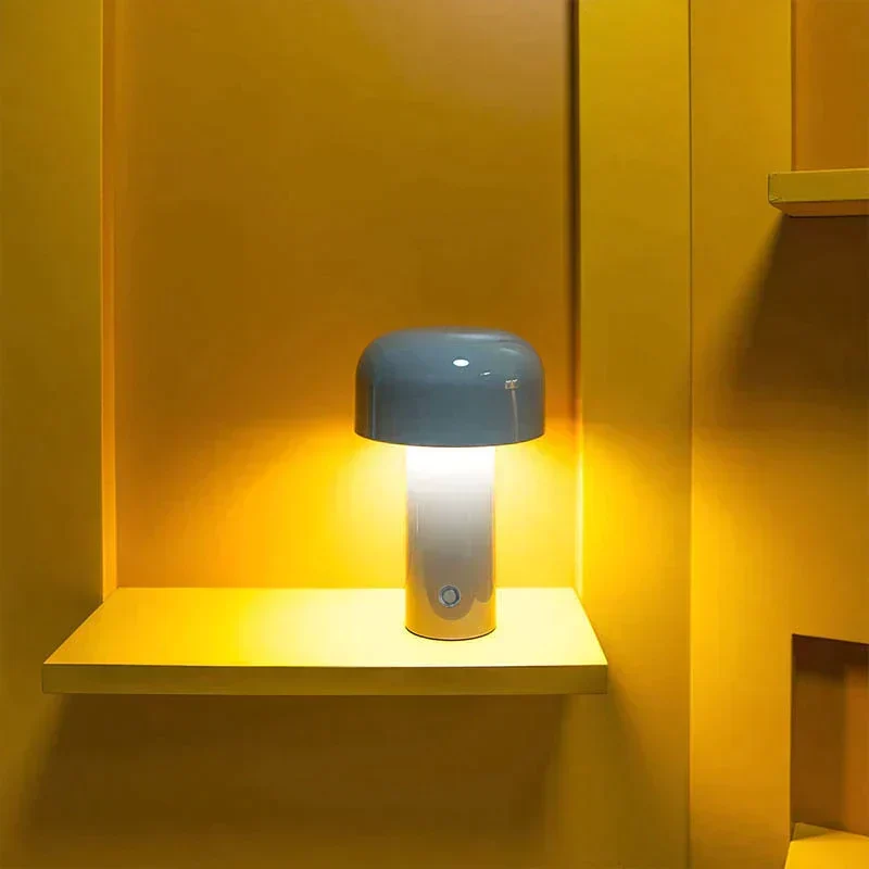 Oplaadbare LED Tafellamp Paddenstoel Design Draadloos Dimbaar Sfeerlicht Woonkamer Slaapkamer Eetkamer | Sansoti
