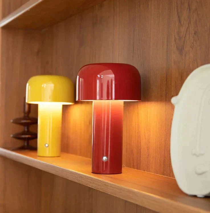 Oplaadbare LED Tafellamp Paddenstoel Design Draadloos Dimbaar Sfeerlicht Woonkamer Slaapkamer Eetkamer | Sansoti