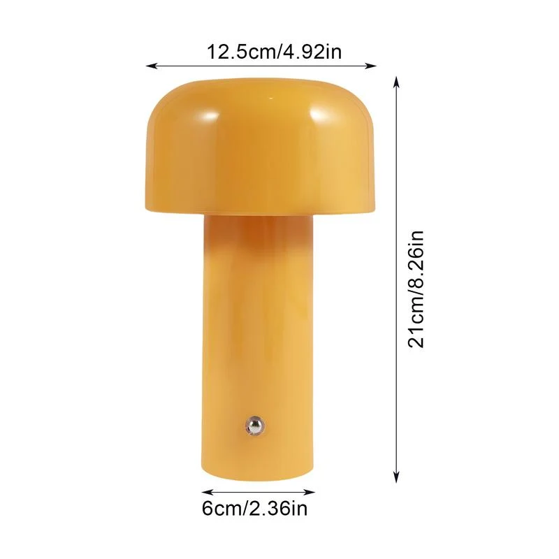 Oplaadbare LED Tafellamp Paddenstoel Design Draadloos Dimbaar Sfeerlicht Woonkamer Slaapkamer Eetkamer | Sansoti