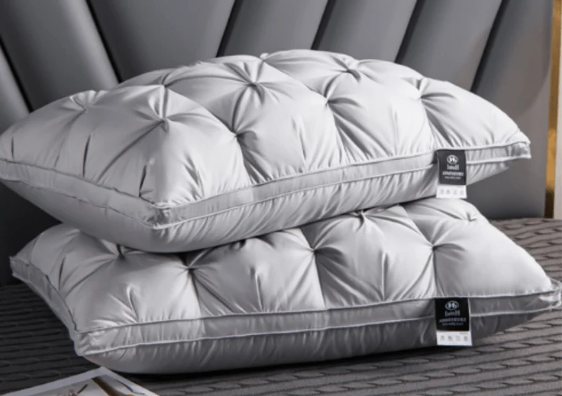 Nekkussen met Ganzendonsvulling voor Optimaal Slaapcomfort en Nekondersteuning tijdens de Nacht Premium | Sansoti