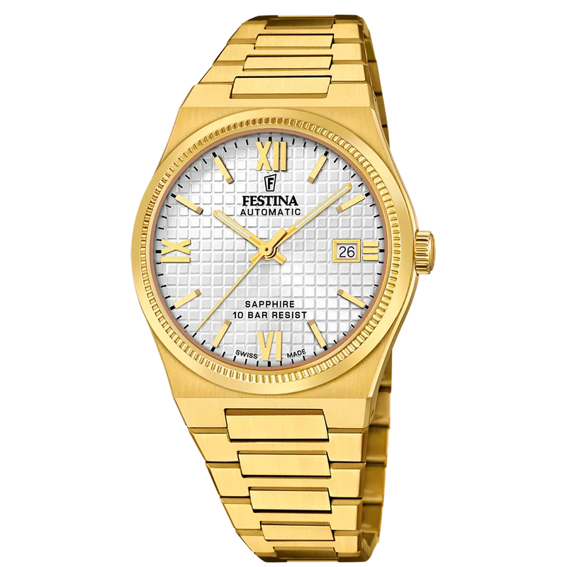 Festina Rivé F20032/1 Herrenuhr • Saphirglas • Automatikwerk Swiss Made