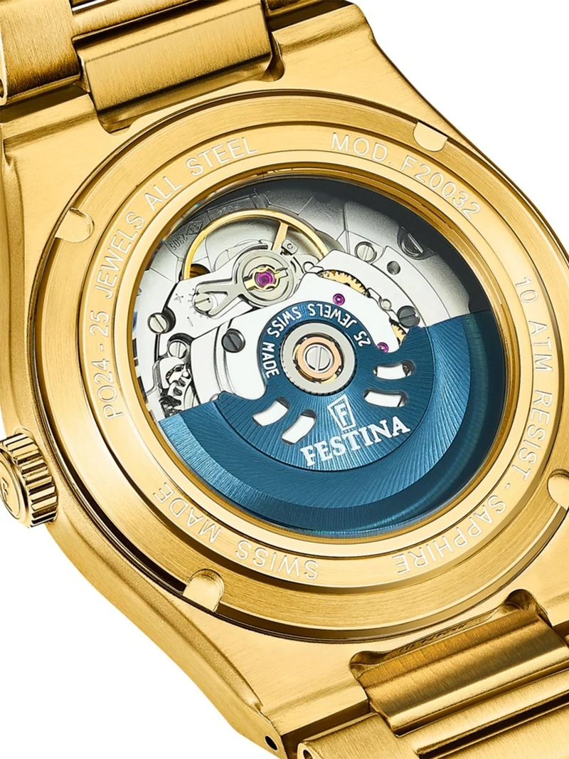 Festina Rivé F20032/1 Herrenuhr • Saphirglas • Automatikwerk Swiss Made