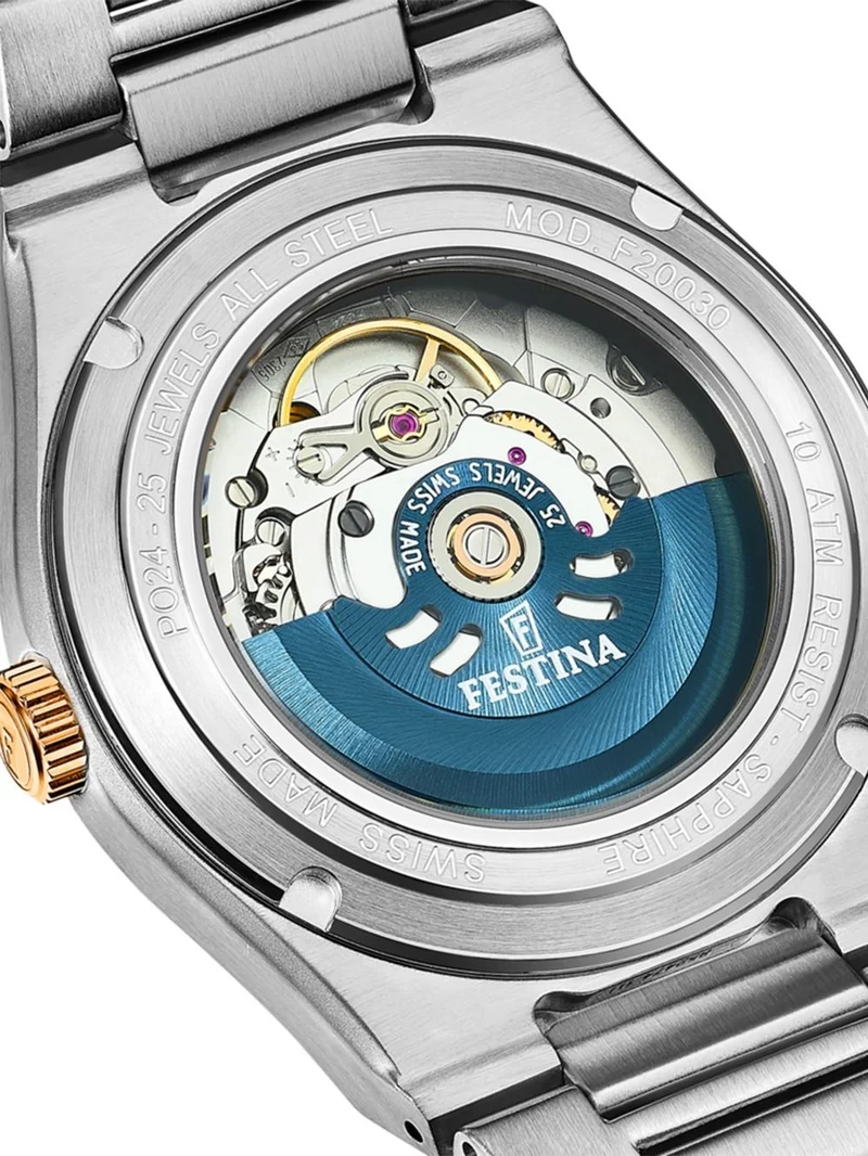 Festina Rivé F20030/3 Herrenuhr • Automatikwerk • Saphirglas