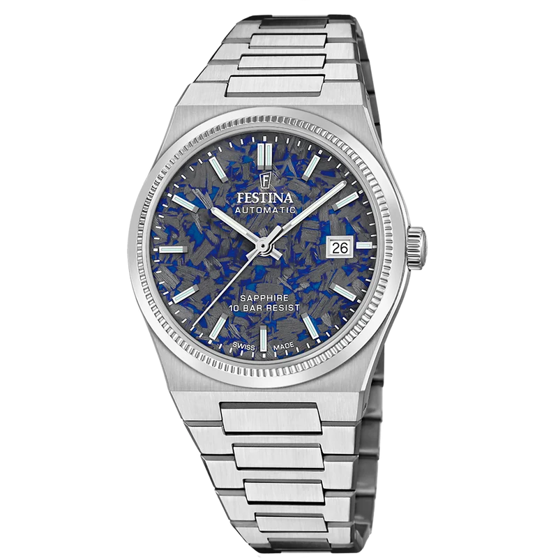Festina Rivé F20028/4 Herrenuhr • Automatikwerk Swiss Made • Saphirglas