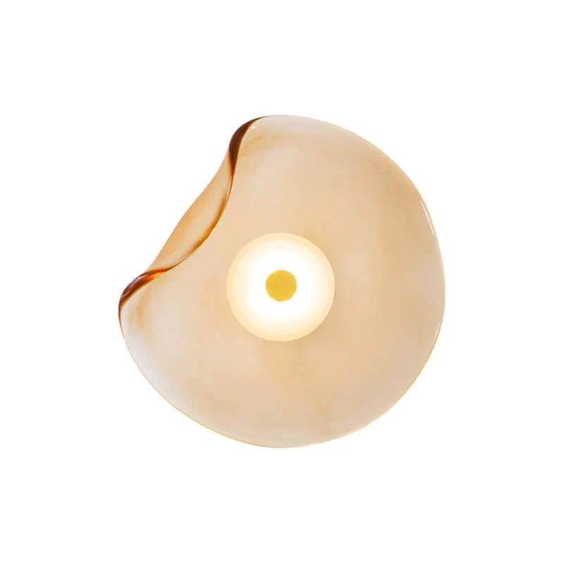 Sculpturale Wandlamp met Geïntegreerde LED Glazen Bol Warm Wit Licht voor Woonkamer Slaapkamer Gang Hal | Sansoti