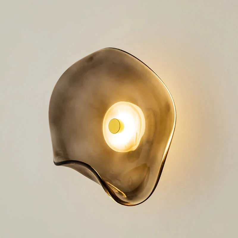 Sculpturale Wandlamp met Geïntegreerde LED Glazen Bol Warm Wit Licht voor Woonkamer Slaapkamer Gang Hal | Sansoti