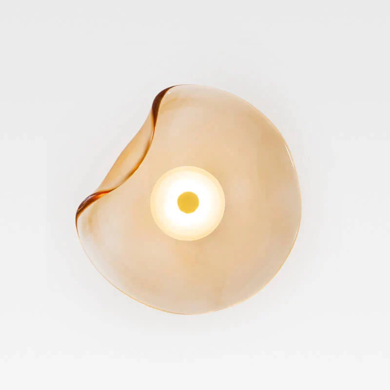 Sculpturale Wandlamp met Geïntegreerde LED Glazen Bol Warm Wit Licht voor Woonkamer Slaapkamer Gang Hal | Sansoti