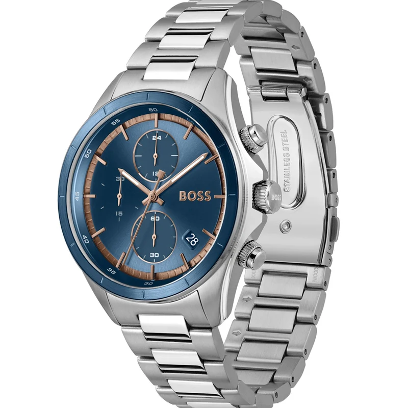 BOSS Bossletic 1514336 Herren Armbanduhr • Sportliches Design • BOSS Qualität