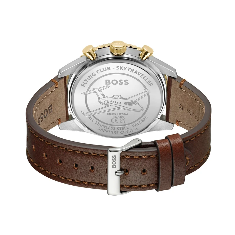 BOSS Skytraveller 1514346 Herren Armbanduhr • Elegantes Design • BOSS Qualität