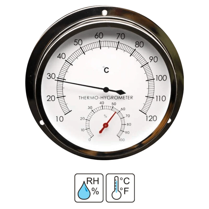 Thermometer / Hygrometer - Ideal für die Sauna - Technoline WA 3060