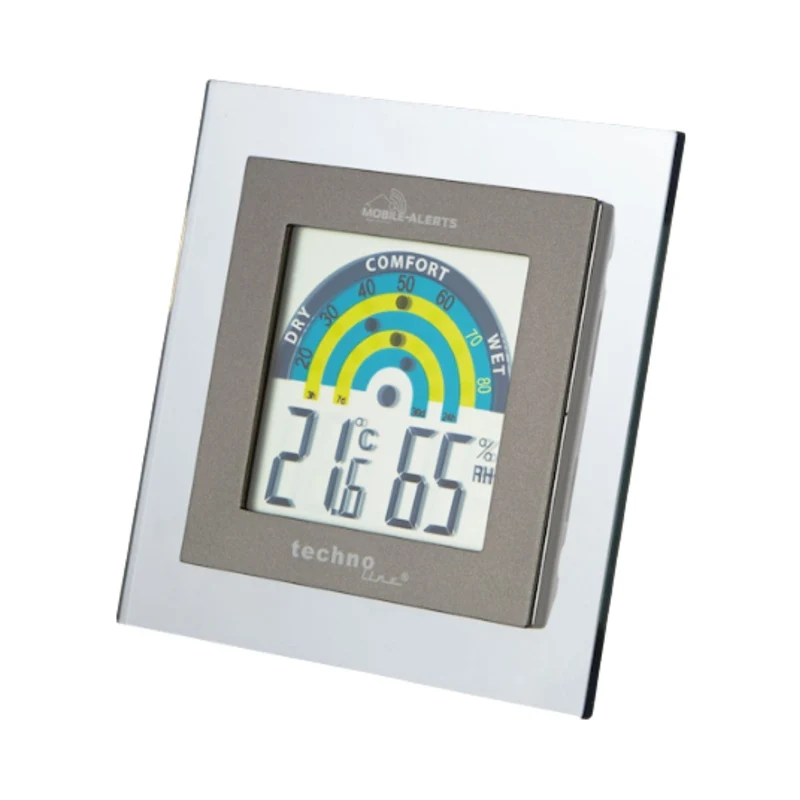 Digitales Thermometer/Hygrometer mit mobilem Alarm - Technoline MA 10230