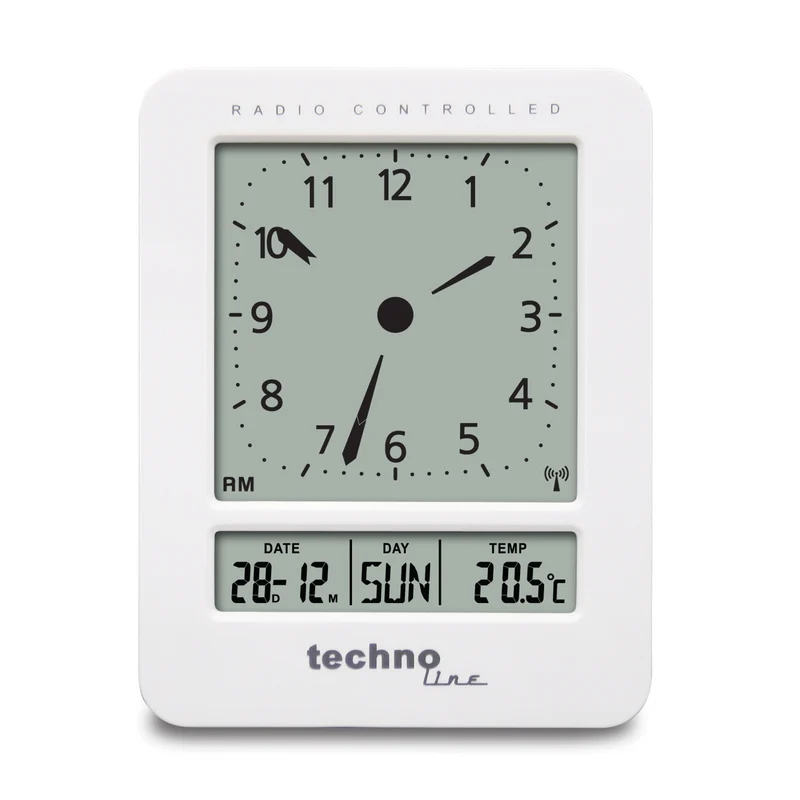 Funkwecker - Datums- und Temperaturanzeige - Technoline WT 745