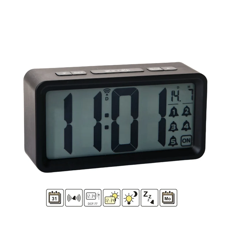 Funkwecker - Datums- und Wochentagsanzeige - Technoline WT 496