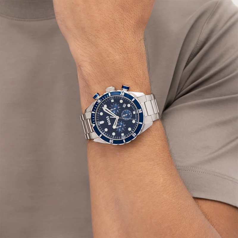 BOSS Chronomatrix 1514338 Herren Armbanduhr • Elegantes Design • BOSS Qualität
