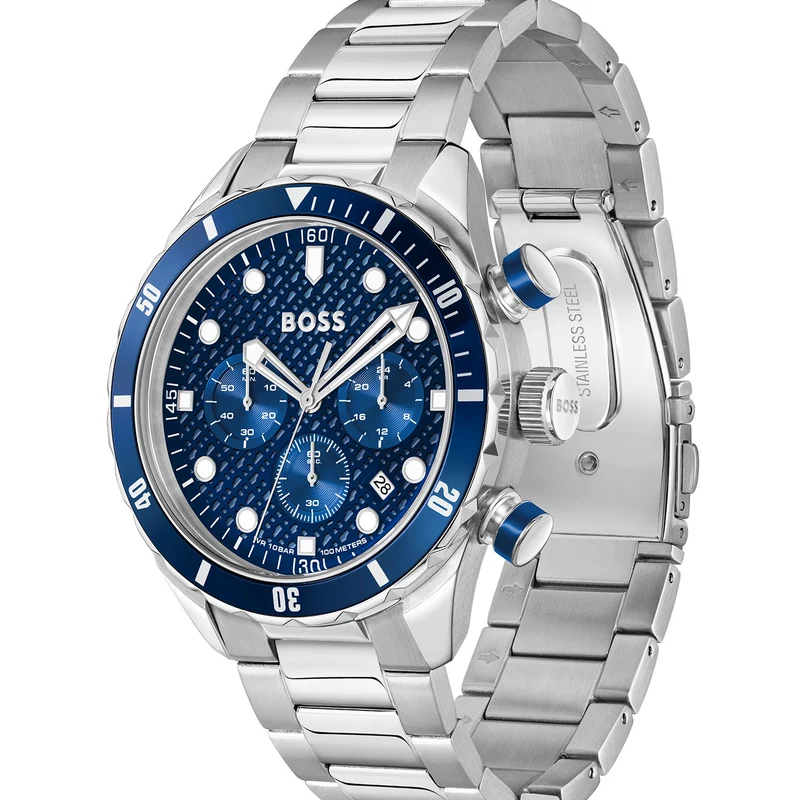BOSS Chronomatrix 1514338 Herren Armbanduhr • Elegantes Design • BOSS Qualität