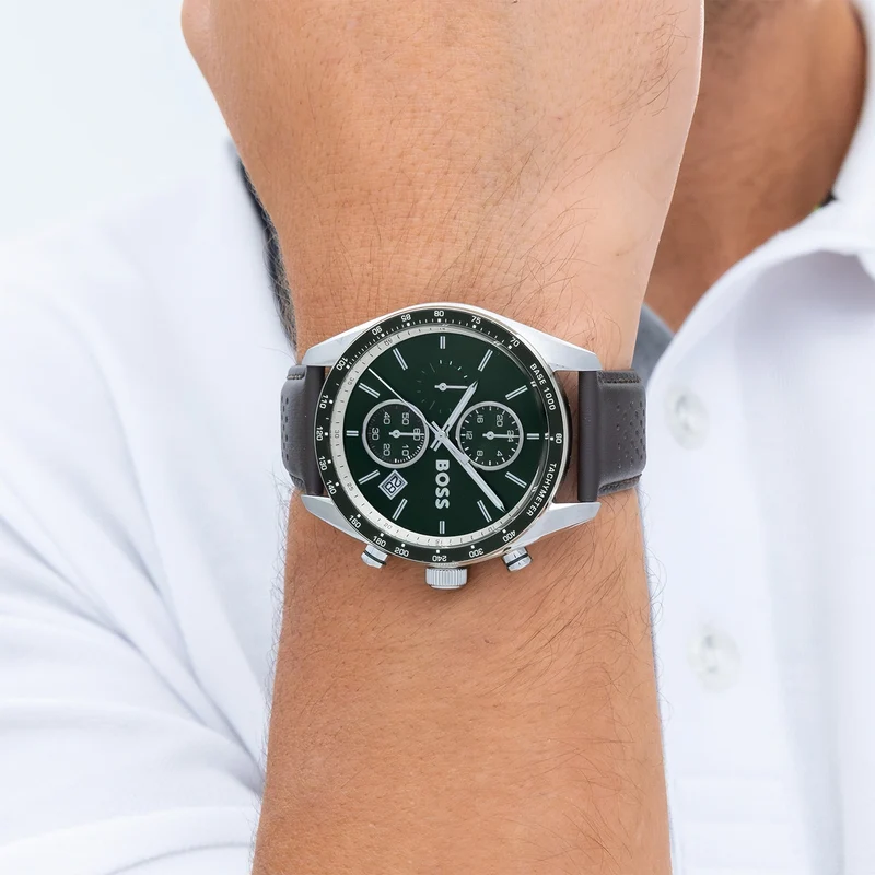 BOSS Grand Prix 1514342 Herren Armbanduhr • Elegantes Design • BOSS Qualität