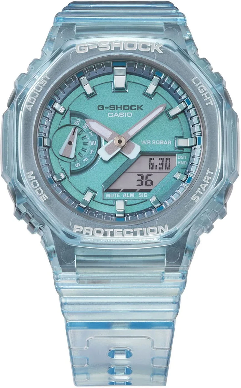 Casio G-Shock GMA-S2100SK-2A Damenuhr • Extreme Stoßfestigkeit • Transparentes Design