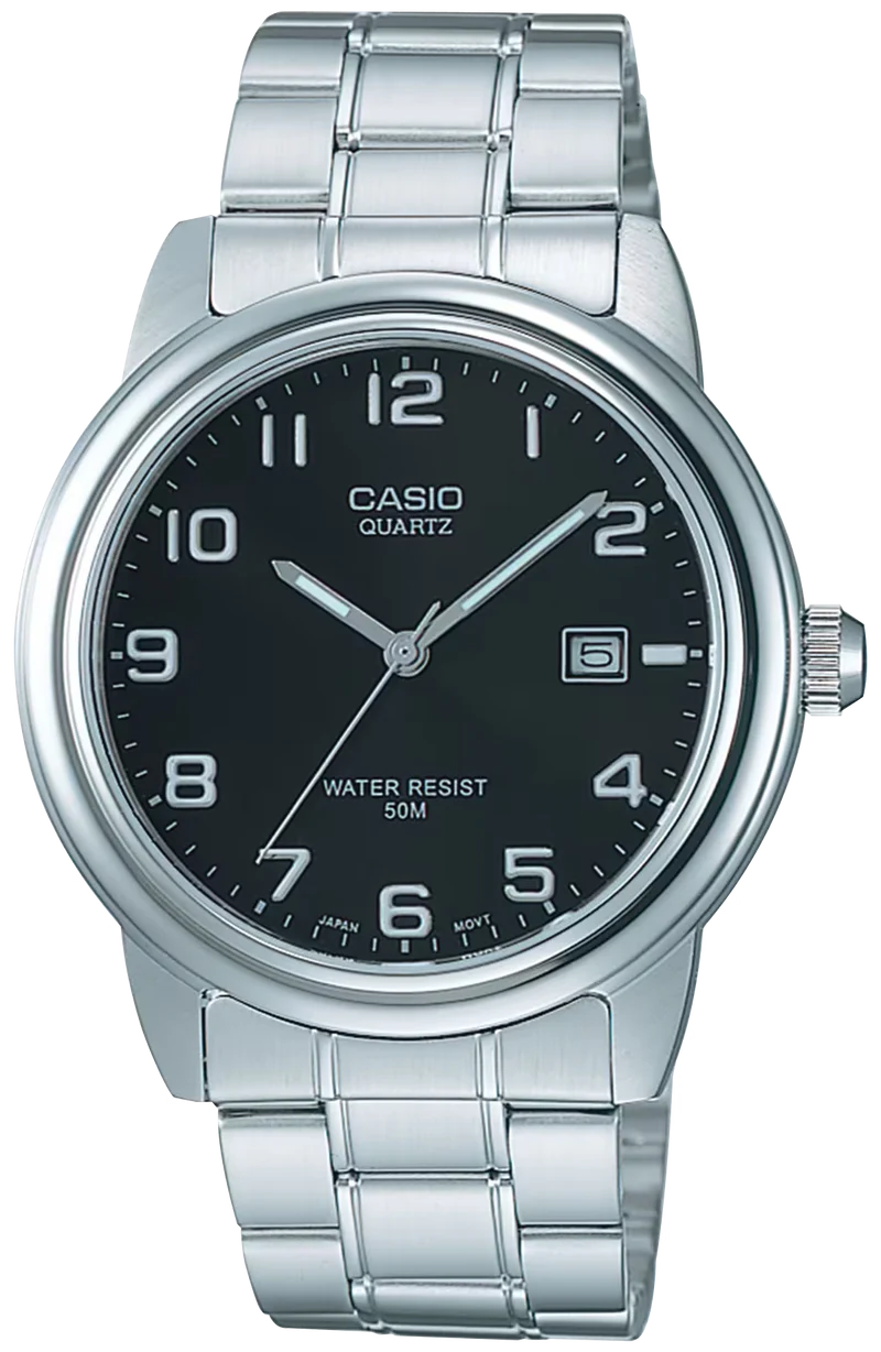 Casio Collection MTP-1221A-1AVEG Herrenuhr • Klassisches Design • Praktische Datumsanzeige