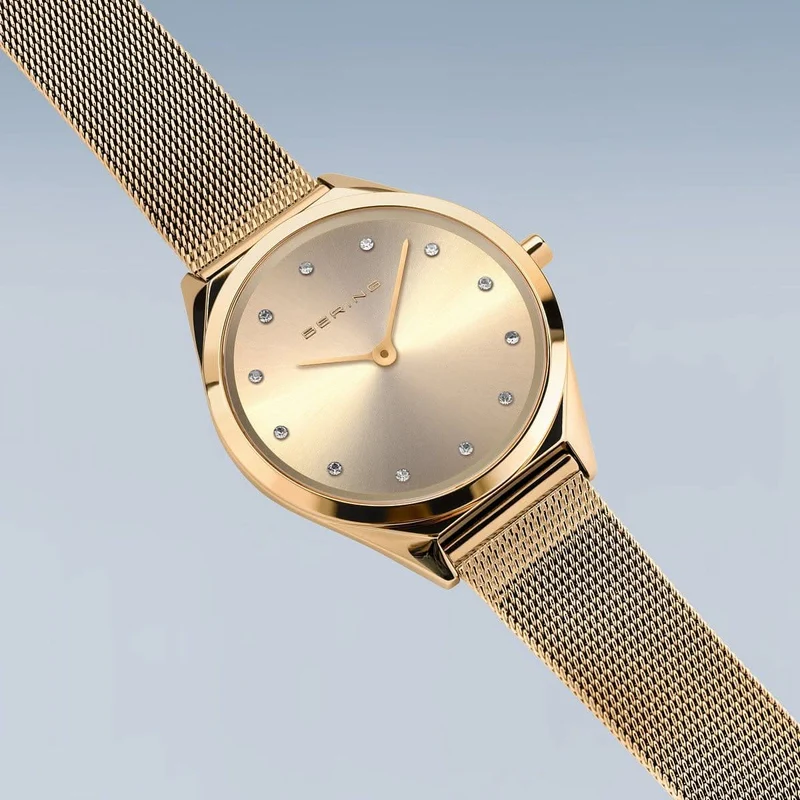 Bering Ultra Slim 17031-333 Damenuhr • Saphirglas • Milanaise