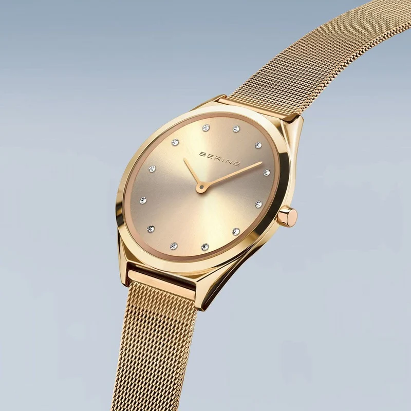 Bering Ultra Slim 17031-333 Damenuhr • Saphirglas • Milanaise