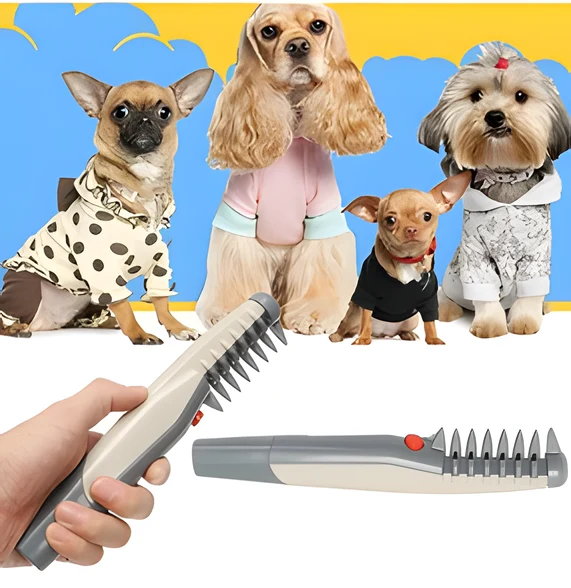 Huisdier Ontklitkam Trimmer voor Katten en Honden | Zachte Vachtverzorging | Sansoti