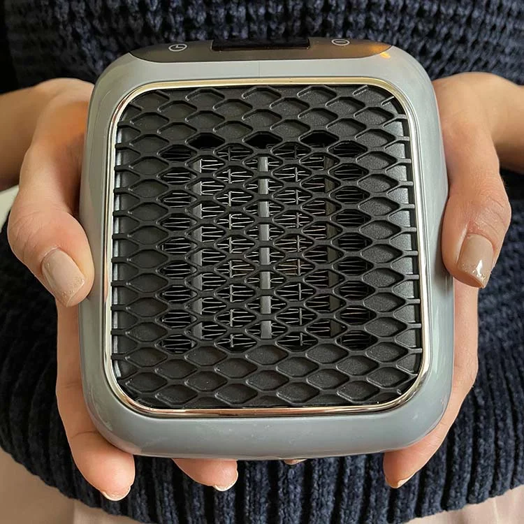Draagbaar Verwarmingsapparaat 800W Compact Snelverwarming Ruimteverwarmer met Timer en Kantelbeveiliging | Sansoti