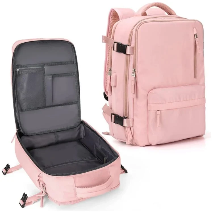 Grote Dames Reistas Waterdichte Wandelrugzak 35L Multifunctioneel met USB Poort | Sansoti