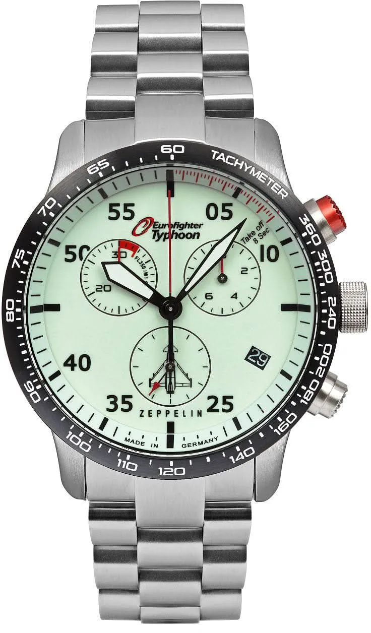 Zeppelin Eurofighter 7298M-5 Herrenuhr • Made in Germany