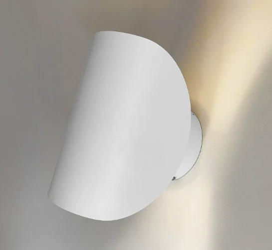 Aluminium Wandlamp LED Up Down Binnen Buiten Verlichting Warm Licht 3000K 408 Lumen 6W Modern Design IP65 | Sansoti