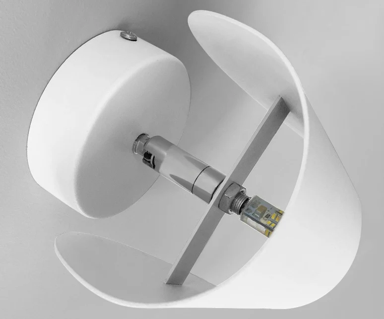 Aluminium Wandlamp LED Up Down Binnen Buiten Verlichting Warm Licht 3000K 408 Lumen 6W Modern Design IP65 | Sansoti