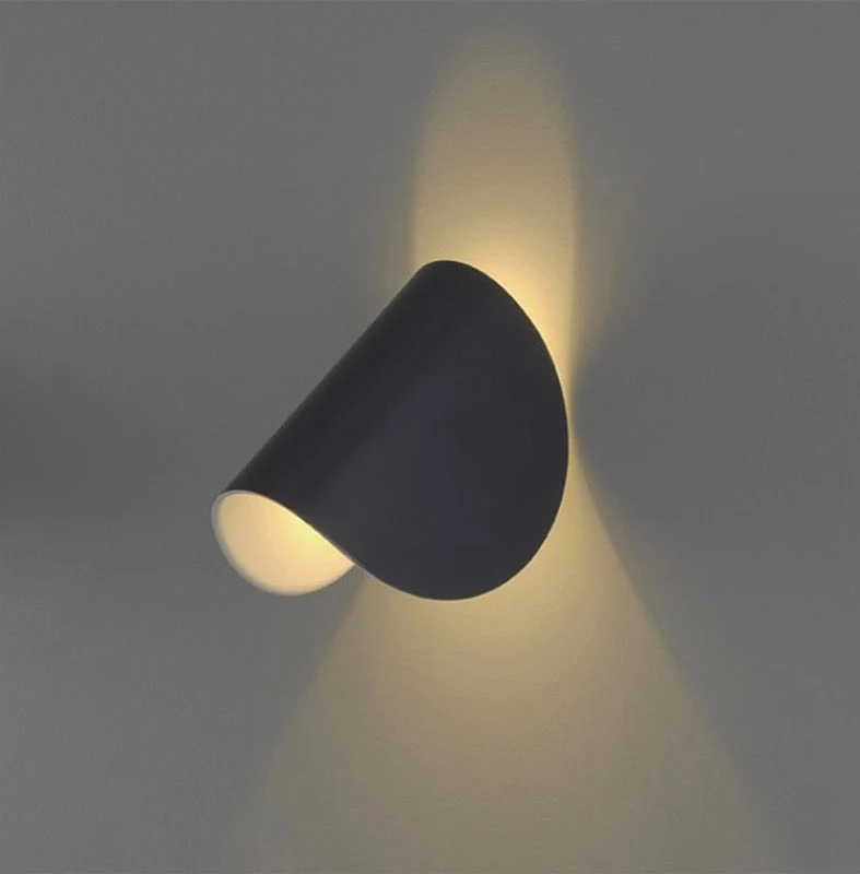 Aluminium Wandlamp LED Up Down Binnen Buiten Verlichting Warm Licht 3000K 408 Lumen 6W Modern Design IP65 | Sansoti