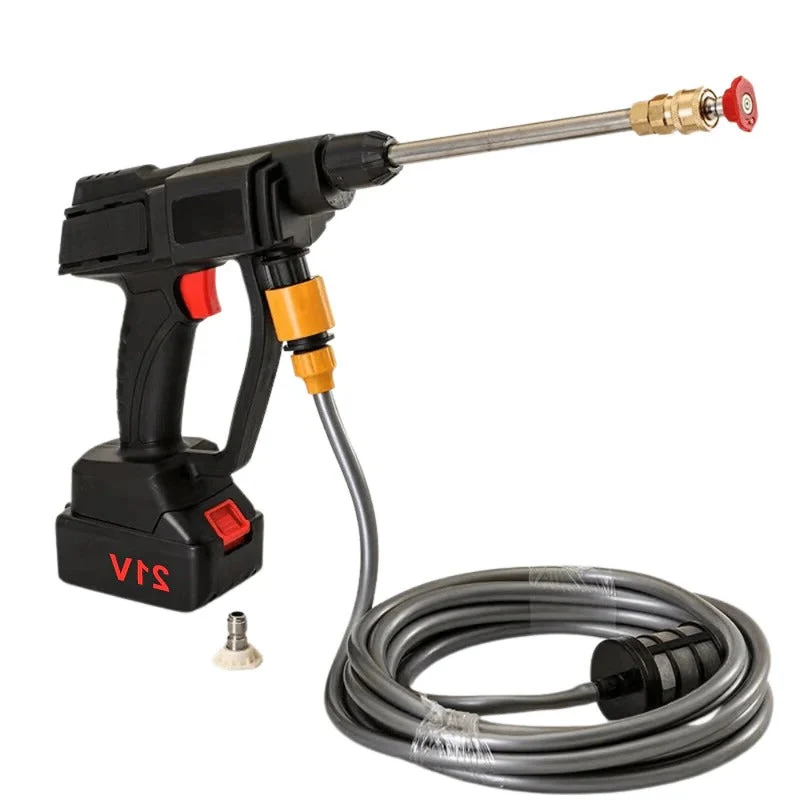 Draadloze Hogedrukreiniger 12000 RPM Oplaadbaar Waterstraal Tuinreiniging Auto Patio Terras Schoonmaken | Sansoti