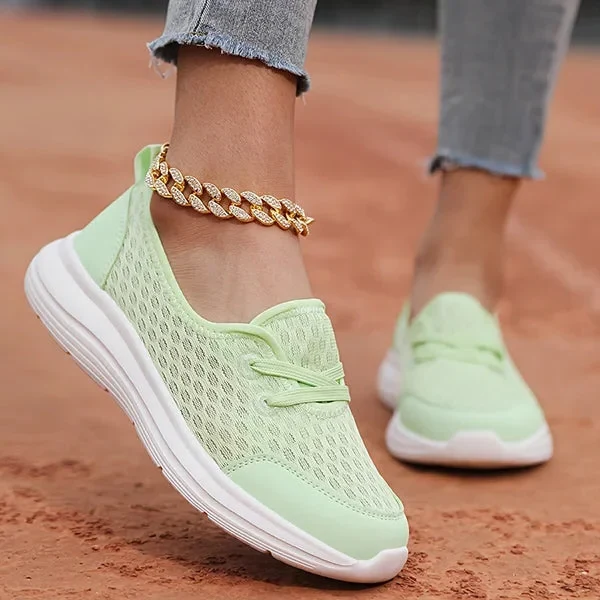 Orthopedische Damesschoenen met Mesh Bovenwerk Geheugenschuim Zool Comfortabel Lichtgewicht Wandelschoenen | Sansoti