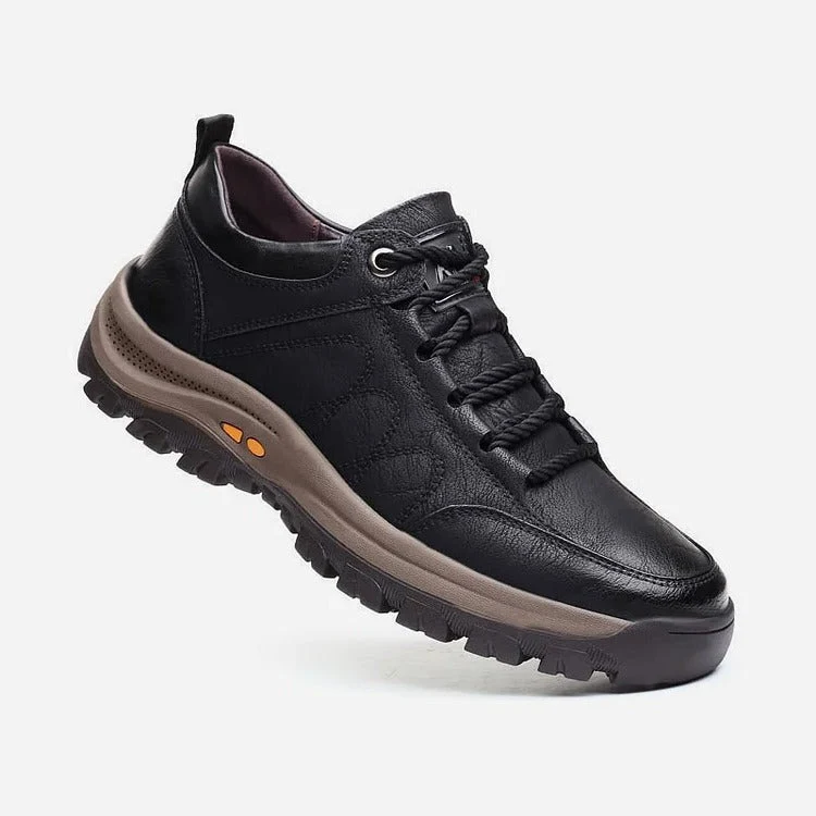 Herenschoenen Leer Handgestikt Antislip Boogondersteuning Ademend Comfort Loafers Dagelijks Gebruik Casual | Sansoti