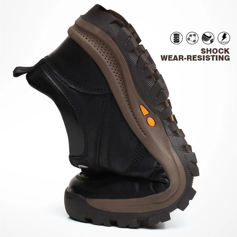 Herenschoenen Leer Handgestikt Antislip Boogondersteuning Ademend Comfort Loafers Dagelijks Gebruik Casual | Sansoti