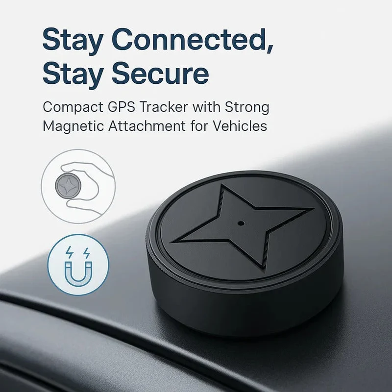 Compacte Magnetische GPS Tracker 4G Real-Time Volgsysteem Voertuig Huisdier Bagage Locatiebewaking Waterdicht | Sansoti