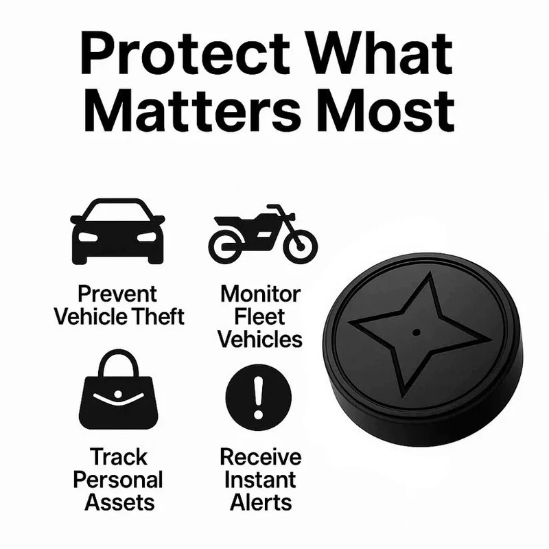 Compacte Magnetische GPS Tracker 4G Real-Time Volgsysteem Voertuig Huisdier Bagage Locatiebewaking Waterdicht | Sansoti