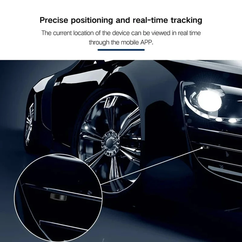 Compacte Magnetische GPS Tracker 4G Real-Time Volgsysteem Voertuig Huisdier Bagage Locatiebewaking Waterdicht | Sansoti
