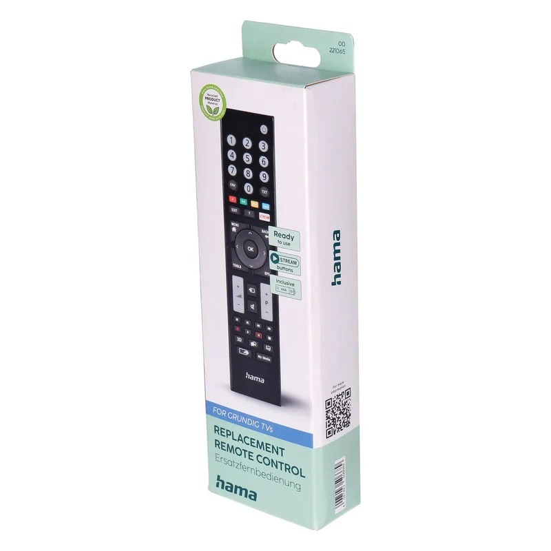 Hama 00221065 Fernbedienung IR Wireless TV Drucktasten
