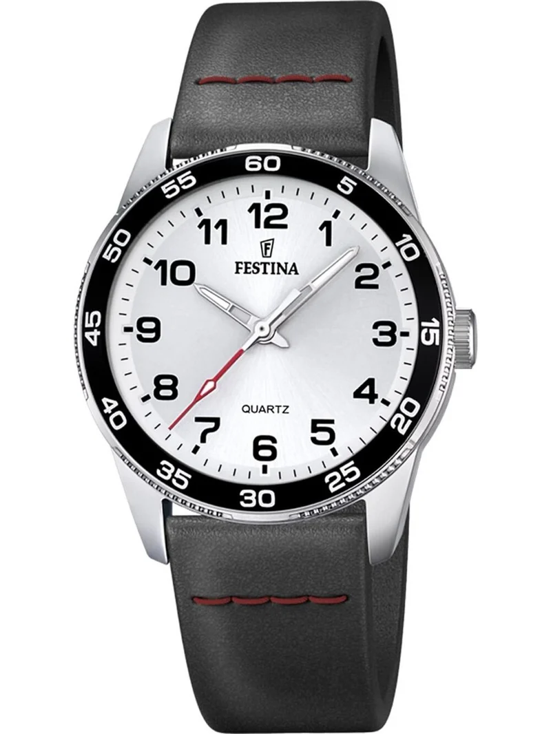 Festina Junior F16906/A Kinderuhr Silber • Mineralglas • Leuchtzeiger